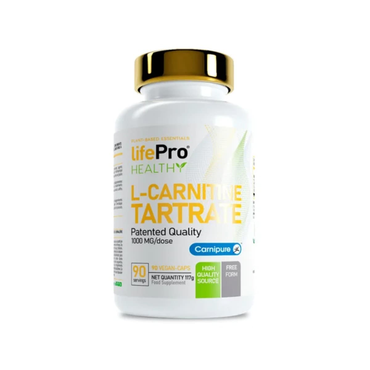 L- Carnitina Tartrato Carnipure® - 90 Cápsulas veganas
