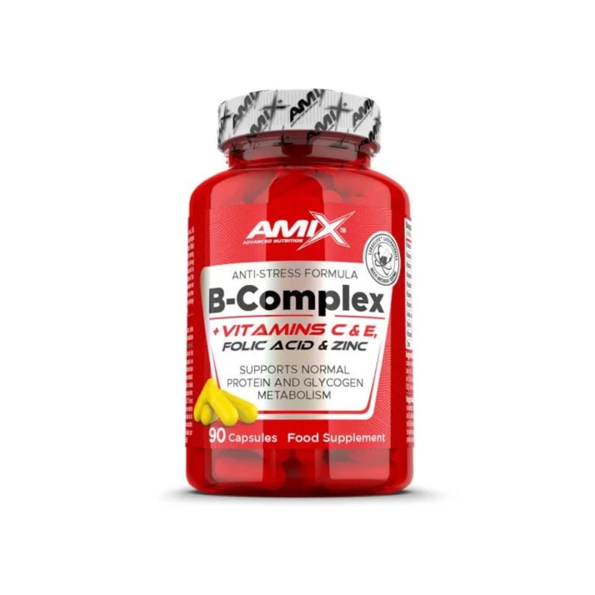 B-Complex + Vitamina C y E de Amix 90 Caps