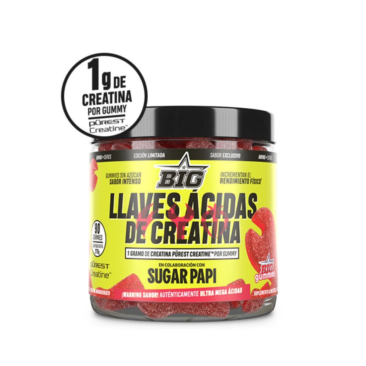 LLAVES ÁCIDAS DE CREATINA 90 GUMMIES