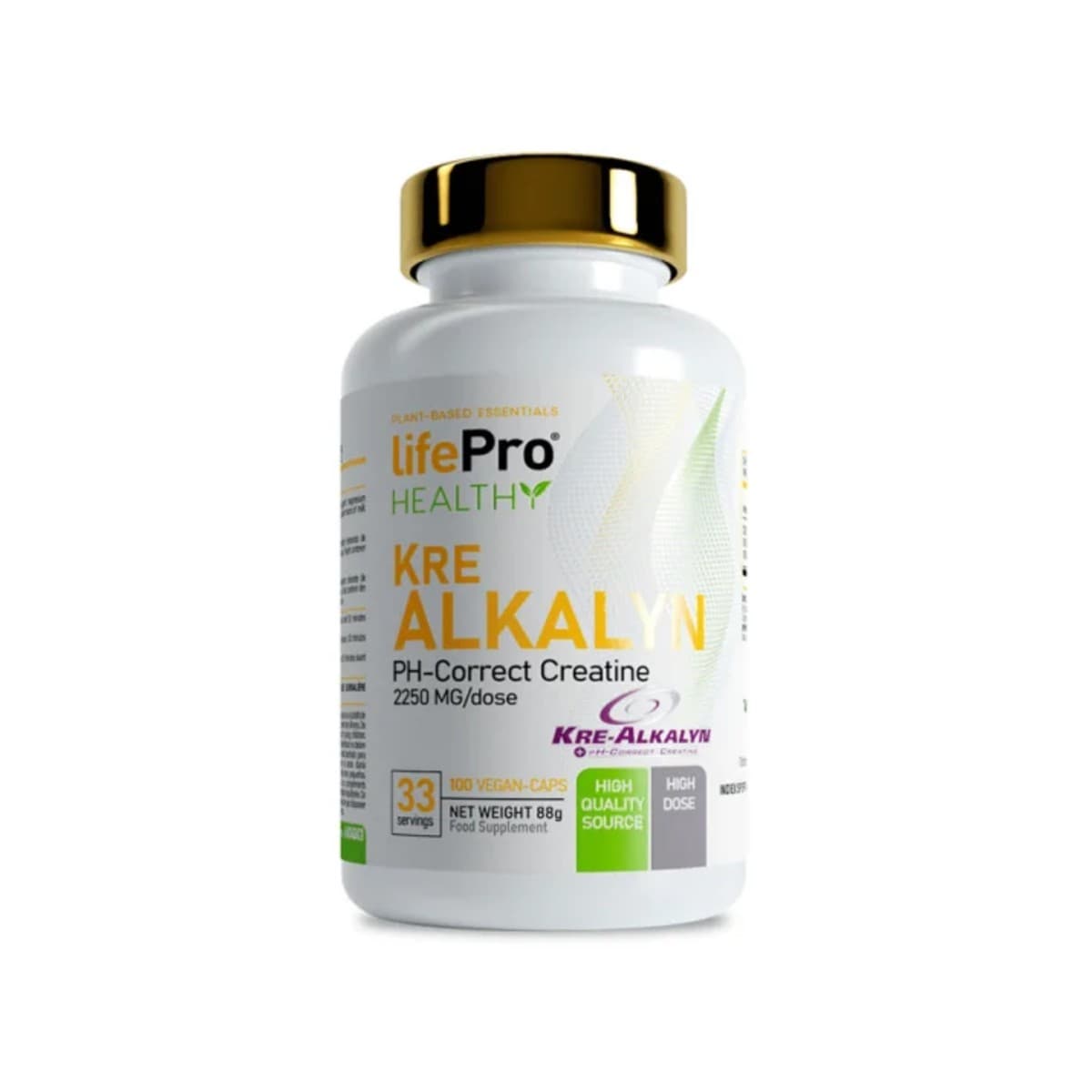 Kre Alkalyn 2250mg - 100 Cápsulas veganas